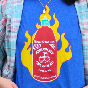 Turn Up the Heat T-Shirt (Blue) - Image 2